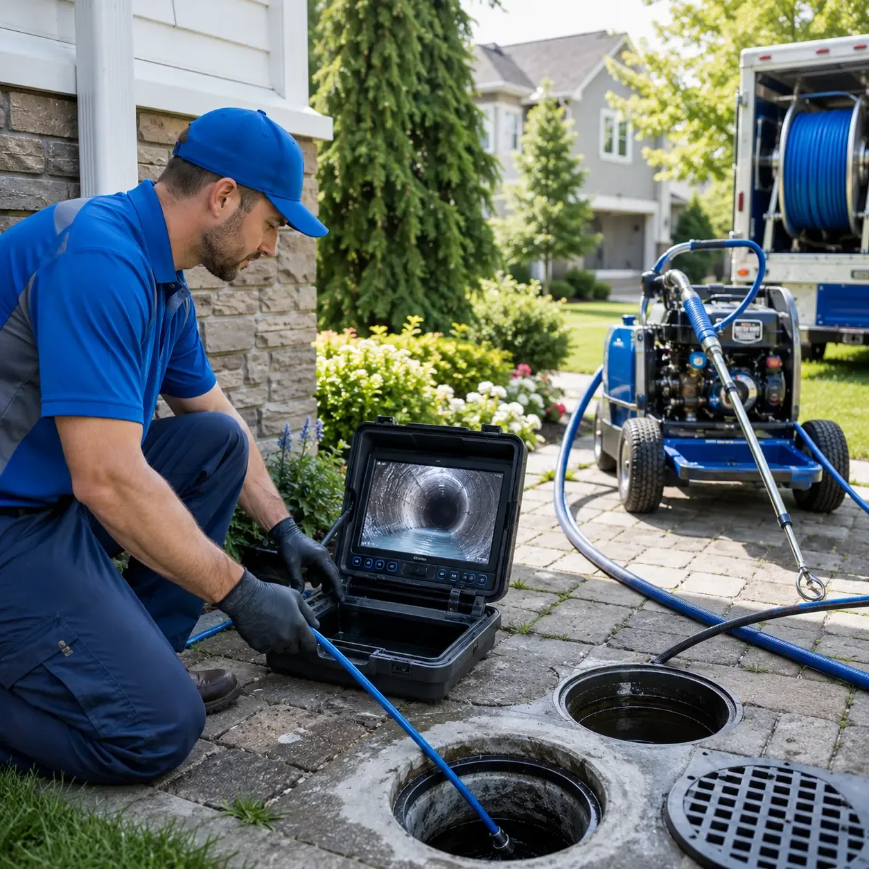 Outdoor drain cleaning professionals serving Eau Claire, PA